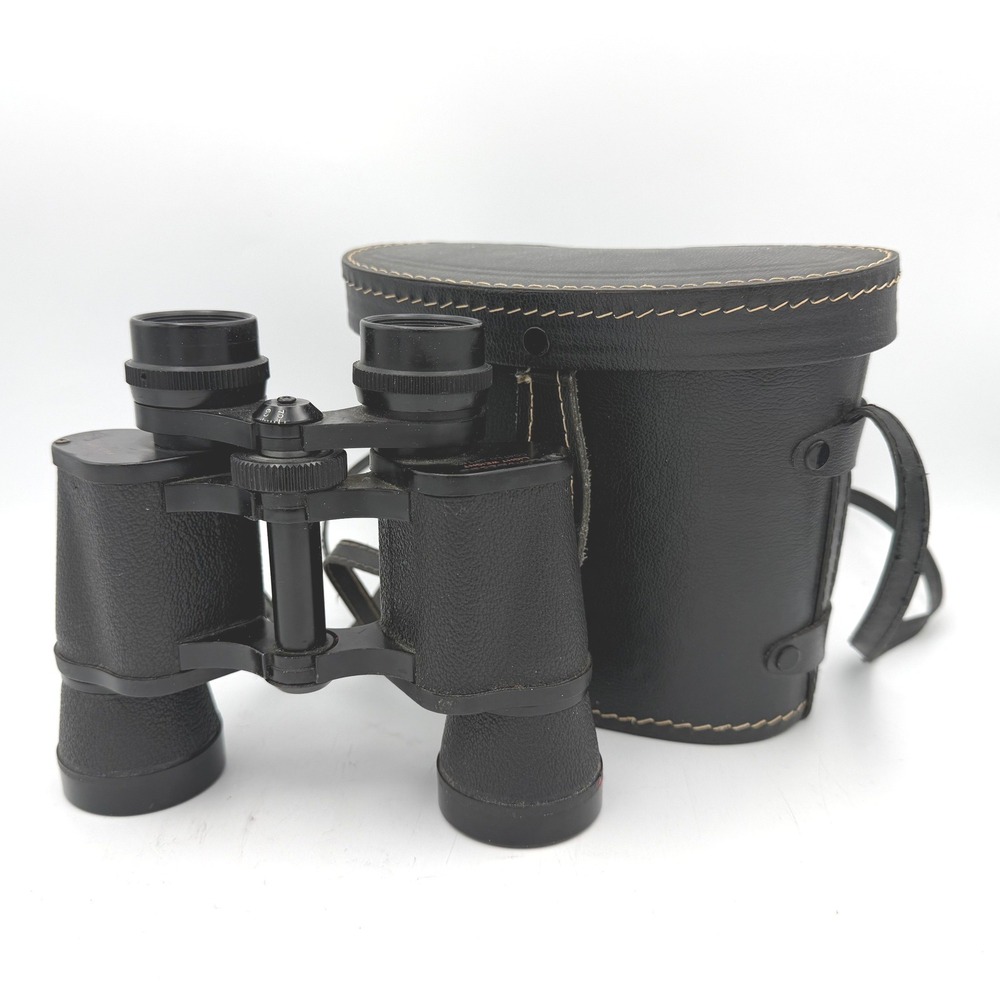 Vintage Korvettes Binoculars 7x35 Coated Optics with Case Hunting Birding - Picture 1 of 7